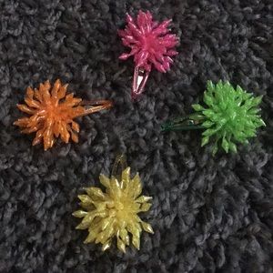 Colorful hair clips